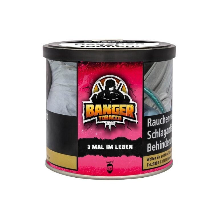 Banger Tobacco 3 Mal im Leben Shisha Tabak - 200g kaufen