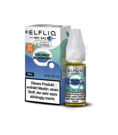 Elfliq Nikotinsalz Liquid 10mg - Coconut Blueberry kaufen