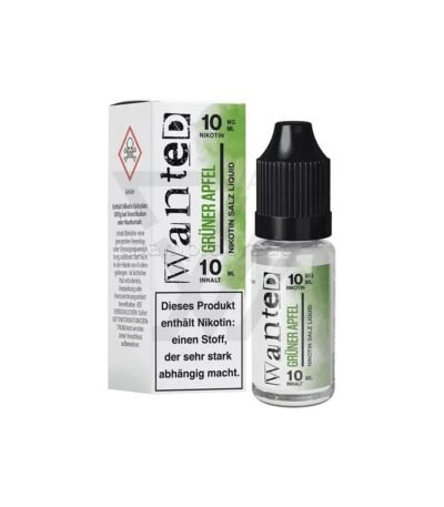 Wanted Grüner Apfel Liquid - 10ml 10mg kaufen
