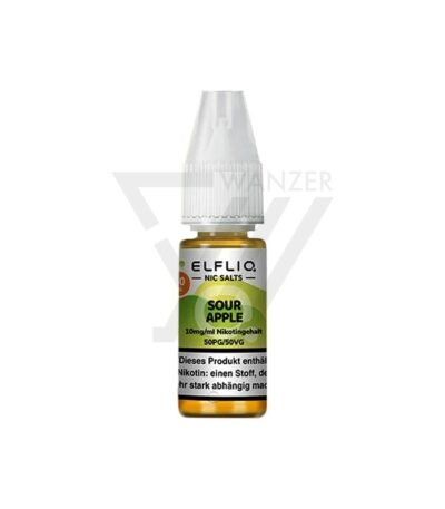 Elfliq Nikotinsalz Liquid Sour Apple - 10mg kaufen