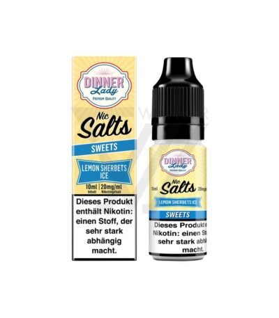 DinnerLady Liquid NikSalt Lemon Serbets ICE - 20mg kaufen