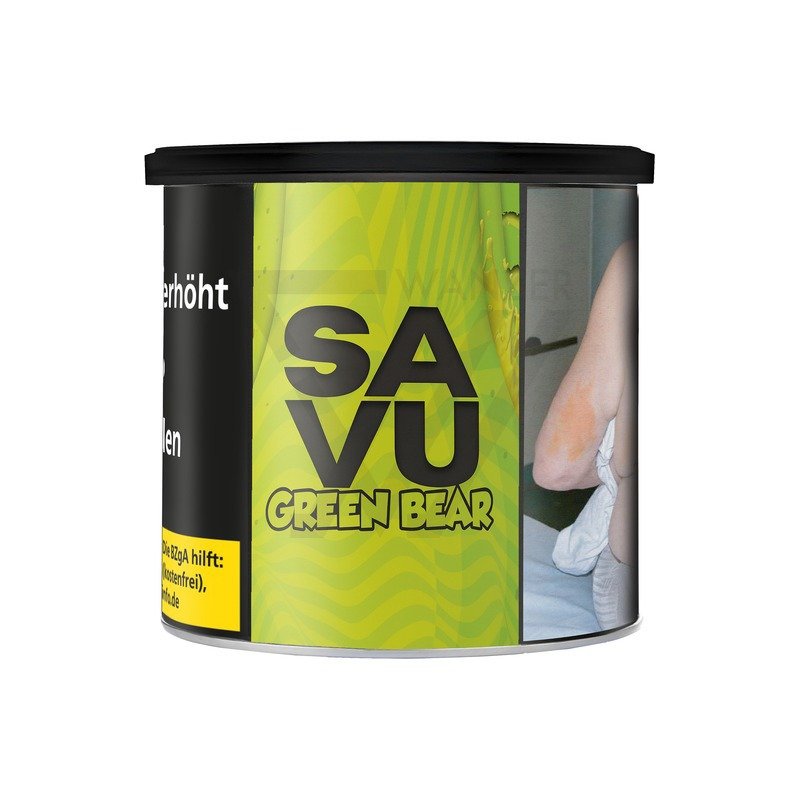 5392-savu-200g-green-bear_1 SAVU Green Bear Shisha Tabak - 200g kaufen