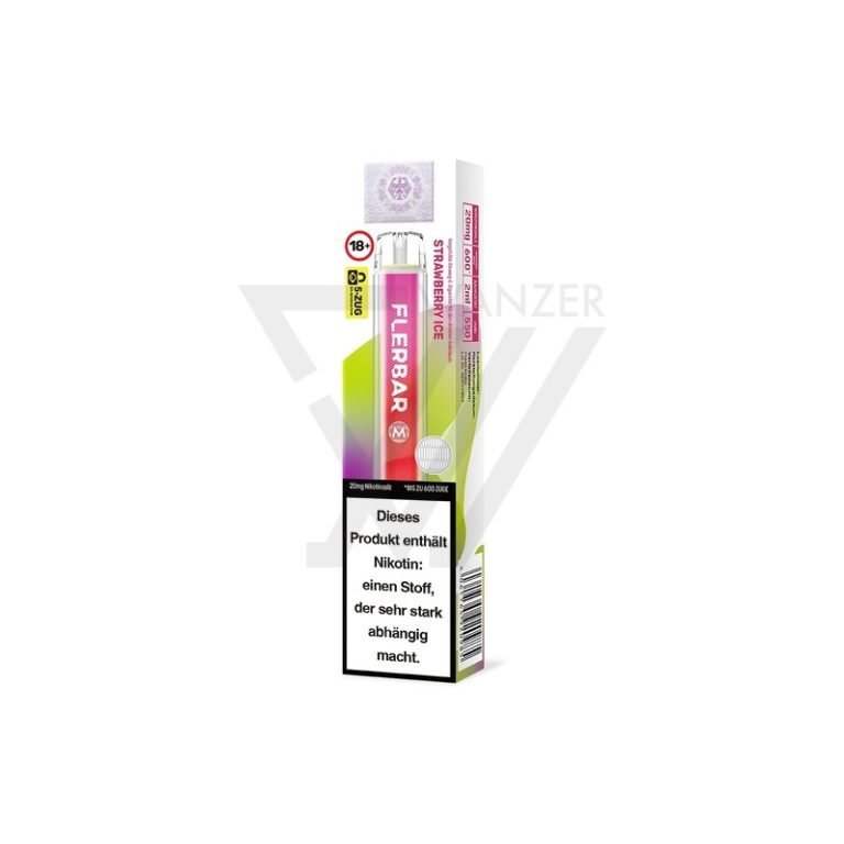 Flerbar Strawberry ICE Einweg Vape kaufen